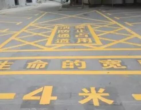 沧县仓库划线